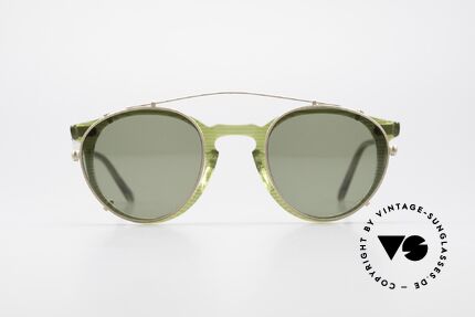 Oliver Peoples O'Malley 981 Das 80er Original Mit Clip On, eine der berühmtesten Kreationen der O.P. Geschichte, Passend für Herren und Damen