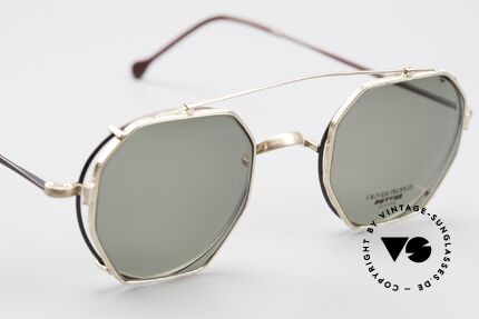 Oliver Peoples OP80BG 90er Vintage Brille Mit Clip On, die Größe passt und sieht cool aus = EINZELSTÜCK!, Passend für Herren und Damen