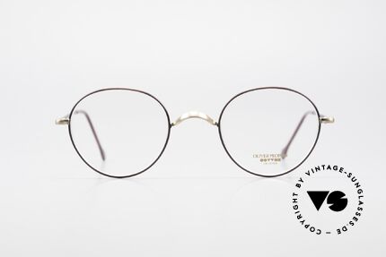 Oliver Peoples OP80BG 90er Vintage Brille Mit Clip On, Größe: small, Passend für Herren und Damen