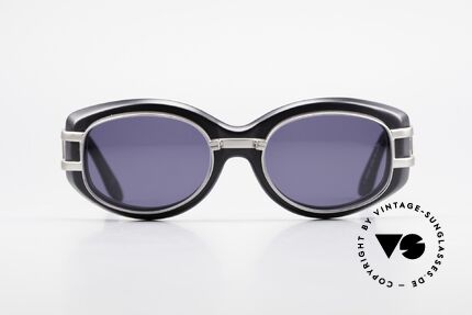 Yohji Yamamoto 52-6201 90er Steampunk Sonnenbrille, 'Industrial' Rahmenkonstruktion; STEAMPUNK STYLE, Passend für Herren und Damen