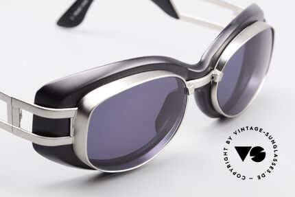 Yohji Yamamoto 52-6201 90er Steampunk Sonnenbrille, ein echter Hingucker, made in Japan, LARGE Größe!, Passend für Herren und Damen