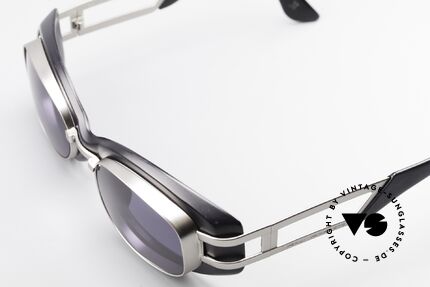 Yohji Yamamoto 52-6201 90er Steampunk Sonnenbrille, Größe: extra large, Passend für Herren und Damen