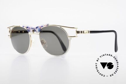 Cazal 244 Legendäre Vintage Brille 90er, typische Farbkombination für die damalige Zeit, Passend für Herren und Damen