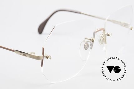 Cazal 216 Randlose Vintage Brille Damen, ungetragen (wie alle unsere alten Cazal Brillen), Passend für Damen