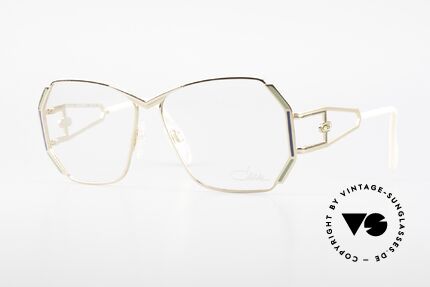 Cazal 225 Old School 80er HipHop Brille, markante CAZAL vintage Brillenfassung von 1989/90, Passend für Damen