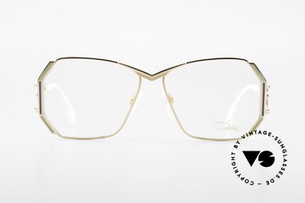 Cazal 225 Old School 80er HipHop Brille, tolles Design von Cari Zalloni mit auffälligen Bügeln, Passend für Damen