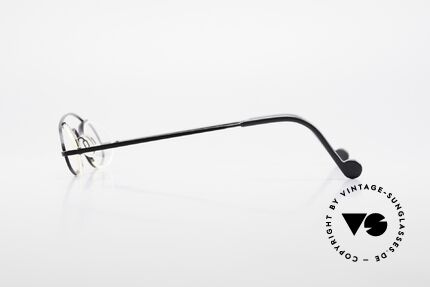 Theo Belgium Hababa Randlose Vollrand Brille 90er, ein wirklich außergewöhnliches THEO Designerstück, Passend für Herren und Damen