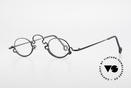 Theo Belgium Puzzle Spaghetti Brille Vintage 90er, damals gemacht für die 'Avantgarde' und Individualisten, Passend für Damen