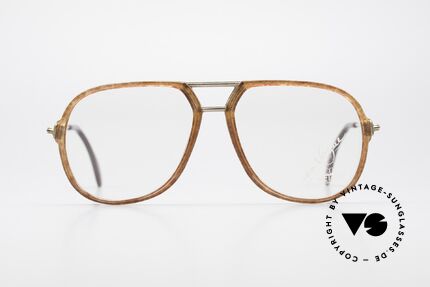 Metzler 0664 80er En Vogue Vintage Brille, klassische Tropfenform in einem seltenen Braunton, Passend für Herren