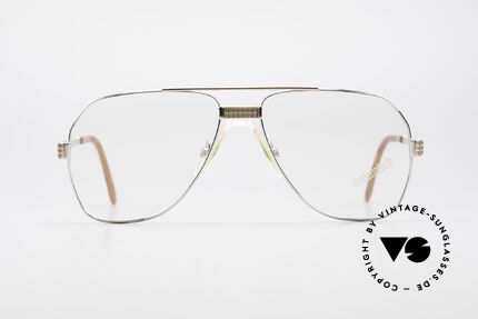 Rodenstock 002 Large 80er Aviator Brille Titan, sehr leichter Rahmen (Titan) in LARGE Gr. 60/16, Passend für Herren