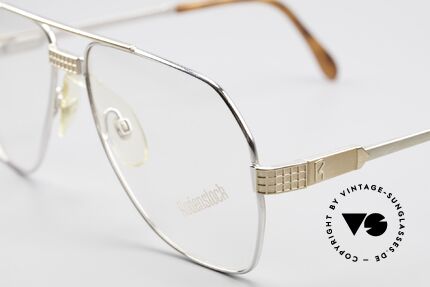 Rodenstock 002 Large 80er Aviator Brille Titan, fühlbare 80er 'made in Germany' Spitzenqualität, Passend für Herren