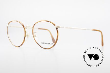 Giorgio Armani 112 90er Panto Fassung Herren, wahre 'Gentlemen-Brille' in fühlbarer TOP-Qualität, Passend für Herren