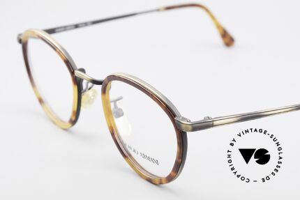 Giorgio Armani 101 Alte Panto Brille Herren 80er, ungetragen (wie alle unsere 1980er Jahre Klassiker), Passend für Herren