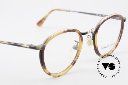 Giorgio Armani 101 Alte Panto Brille Herren 80er, KEINE Retrobrille, sondern ein echtes altes Original, Passend für Herren