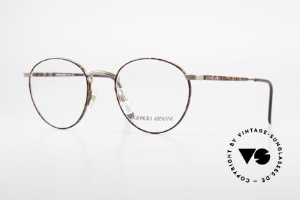 Giorgio Armani 166 No Retro Brille 80er Panto Details