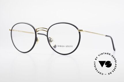 Giorgio Armani 152 Runde Vintage Brille Herren Details