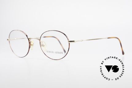 Giorgio Armani 252 Alte Vintage Brille Oval 90er, dezenter, zeitloser Stil; passt gut zu fast jedem Look, Passend für Herren und Damen