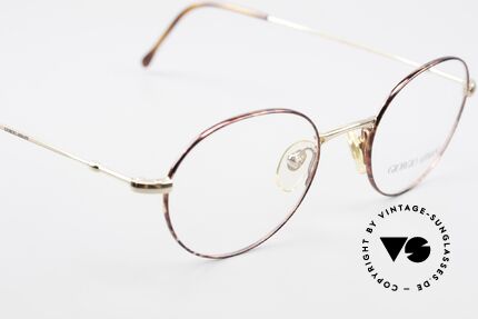 Giorgio Armani 252 Alte Vintage Brille Oval 90er, keine aktuelle Kollektion, sondern alte Originalware!, Passend für Herren und Damen