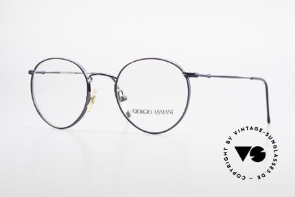 Giorgio Armani 253 Panto Vintage Brille Klassiker, zeitlose 80er/90er J. Giorgio Armani DesignerBrille, Passend für Herren