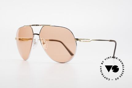 Boeing 5705 Original 80er Aviator Brille, LARGE Rahmen mit selbst-justierenden Nasenpads, Passend für Herren