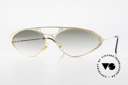 Casanova LC8 Vintage Sonnenbrille Damen, zauberhafte CASANOVA Designerbrille von circa 1985, Passend für Damen Casanova LC8 Vintage Sonnenbrille Damen, zauberhafte CASANOVA Designerbrille von circa 1985, Passend für Damen