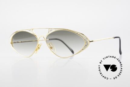 Casanova LC8 Vintage Sonnenbrille Damen, vergoldeter Rahmen mit grandiosen Verlaufsgläsern, Passend für Damen Casanova LC8 Vintage Sonnenbrille Damen, vergoldeter Rahmen mit grandiosen Verlaufsgläsern, Passend für Damen