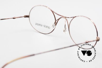 Giorgio Armani 229 Die Schubert Brille von Armani, ein ungetragenes Original aus den 90ern; SMALL-Größe, Passend für Herren und Damen