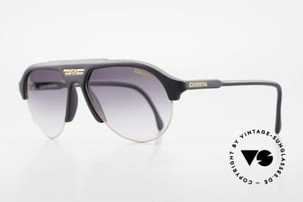 Carrera 5433 90er Aviator Brille Herren, hochwertige C-VISION 400 Gläser (100% UV Schutz), Passend für Herren