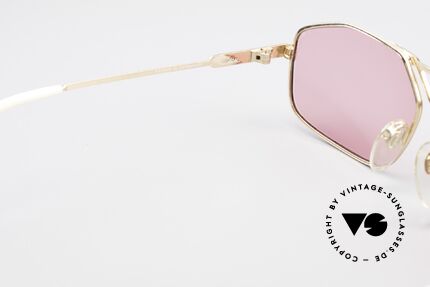 Cazal 729 Pinke Vintage Sonnenbrille, originelle Sonnengläser in pink (100% UV Schutz), Passend für Herren