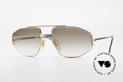 Christian Dior 2516 Vergoldete Sonnenbrille 80er, markante Christian Dior vintage Fassung von 1986, Passend für Herren