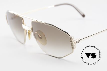 Christian Dior 2516 Vergoldete Sonnenbrille 80er, ungetragen (wie alle unsere C. Dior Brillengestelle), Passend für Herren