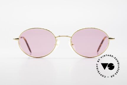 Christian Dior Edith Vintage Brille Oval Gold 90er, meisterlich gefertigtes Gestell (HART-VERGOLDET), Passend für Herren und Damen