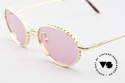 Christian Dior Edith Vintage Brille Oval Gold 90er, ungetragen (wie alle unsere C. Dior Sonnenbrillen), Passend für Herren und Damen