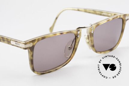 BOSS 5168 Eckige Vintage Sonnenbrille, zudem einzigartige Rahmenfarbe, -Muster (wie Horn), Passend für Herren