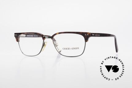 Giorgio Armani 381 Vintage Brille Clubmaster Stil Details