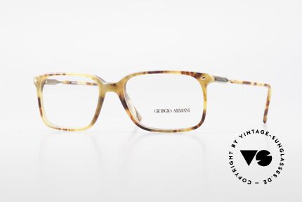 Giorgio Armani 332 Eckige Vintage Fassung 80er Details