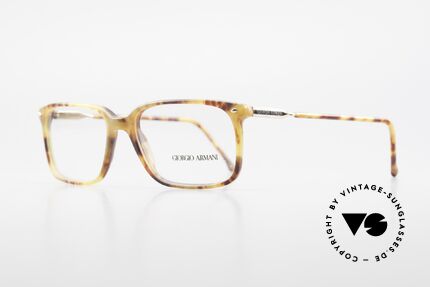 Giorgio Armani 332 Eckige Vintage Fassung 80er, tolle Kombination aus Qualität, Design und Komfort, Passend für Herren