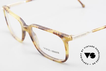 Giorgio Armani 332 Eckige Vintage Fassung 80er, ungetragen (wie all unsere Armani Design-Klassiker), Passend für Herren