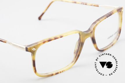 Giorgio Armani 332 Eckige Vintage Fassung 80er, KEINE Retromode, sondern ein altes 80er ORIGINAL!, Passend für Herren