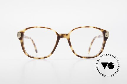 Giorgio Armani 307 Klassische 80er Vintage Brille, leicht modifizierte Panto-Form mit tollem Muster, Passend für Herren und Damen