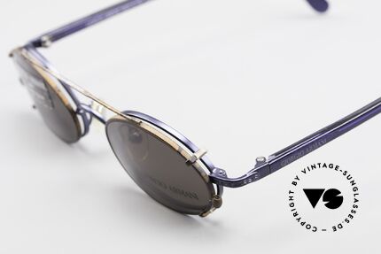 Giorgio Armani 250 Clip On Vintage Sonnenbrille, ungetragen (wie alle unsere vintage G. Armani Fassungen), Passend für Herren und Damen