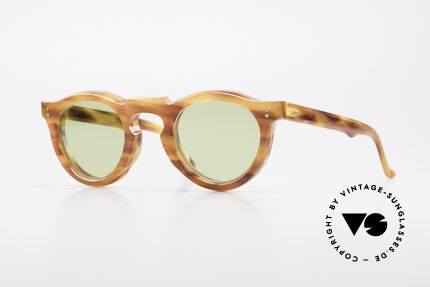 Lesca Panto 8mm Antike 1960er Sonnenbrille, alte Lesca Sonnenbrille im Panto-Stil aus den 60ern, Passend für Herren und Damen