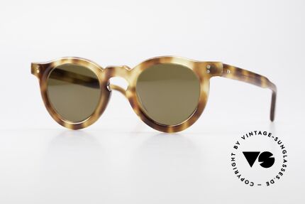 Lesca Panto 4mm Alte 60er Sonnenbrille France, alte Lesca Sonnenbrille im Panto-Stil aus den 60ern, Passend für Herren und Damen