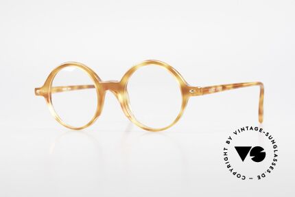Giorgio Armani 319 Alte 80er Brille Rund Unisex, zeitlos runde Giorgio Armani Designer-Brillenfassung, Passend für Herren und Damen