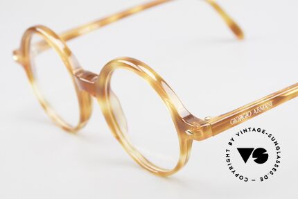 Giorgio Armani 319 Alte 80er Brille Rund Unisex, ungetragen (wie alle unsere 1980er  Design-Klassiker), Passend für Herren und Damen