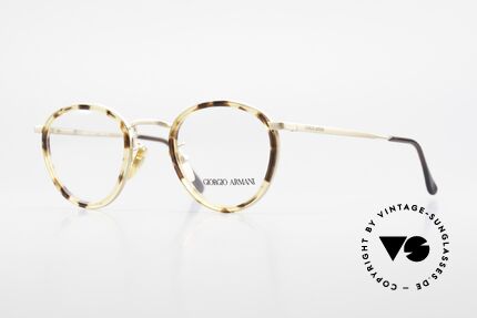 Giorgio Armani 159 Pantobrille Windsor Ringe, zeitlose Giorgio Armani Brillenfassung aus den 80ern, Passend für Herren