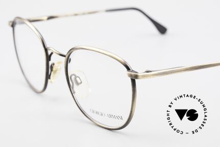 Giorgio Armani 150 Klassische Herrenbrille 80er, wahre 'Gentlemen-Brille' in echter Premium-Qualität, Passend für Herren
