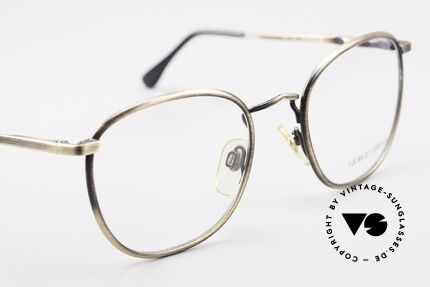 Giorgio Armani 150 Klassische Herrenbrille 80er, ungetragen; wie all unsere 80er Jahre Designklassiker, Passend für Herren