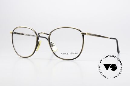 Giorgio Armani 150 Klassische Herrenbrille 80er Details