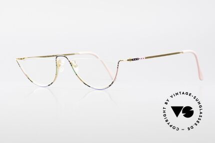Casanova FC11 Farbenfrohe Vintage Lesebrille, Form wie zu Zeiten des italienischen Schriftstellers, Passend für Damen